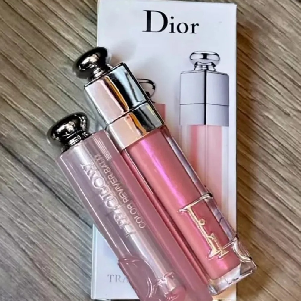 New Dior Labial Set Travel Duo Lip Glow + Lip Maximizer - Imagen 3
