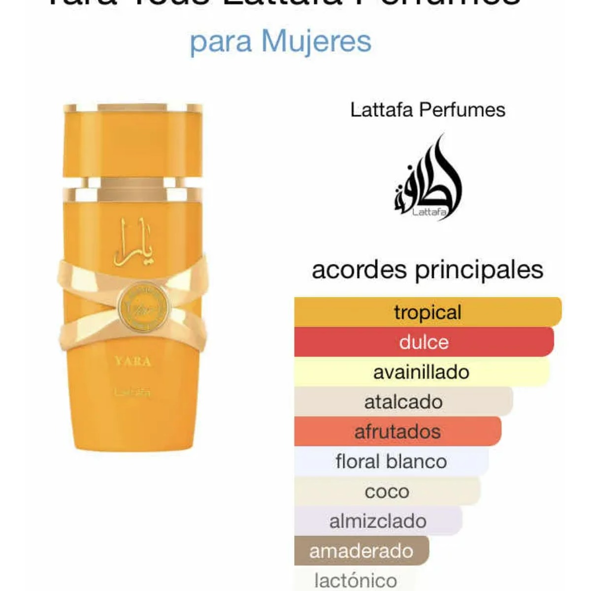 Lattafa Perfume Yara Tous Eau De Parfum 100ml - Imagen 3