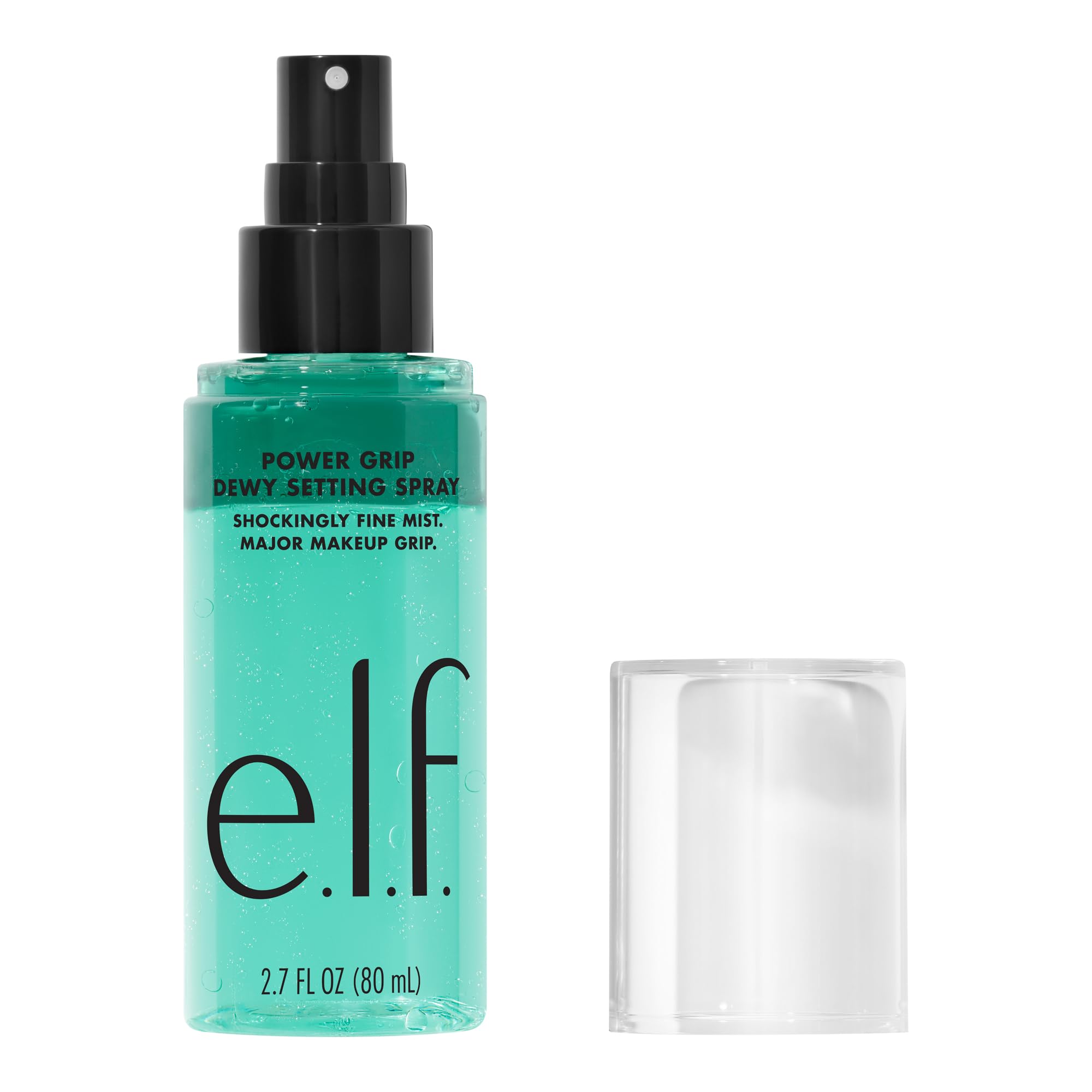 Version 1.0.0 e.l.f. Power Grip Spray de ajuste de maquillaje Dewy, niebla ultra fina hecha con ácido hialurónico, fija el maquillaje para un acabado hidratado y brillante, vegano y libre de crueldad - Imagen 1