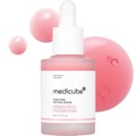 medicube Suero de Péptidos de ADN de Salmón PDRN Rosa, suero de brillo rosa, péptido, niacinamida, hidratante y reafirmante, tono de piel desigual, cuidado de la piel coreana | 30 ml
