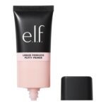 e.l.f. Masilla líquida sin poros, base ligera para el rostro para un maquillaje duradero, crea un cutis suave, vegano y libre de crueldad